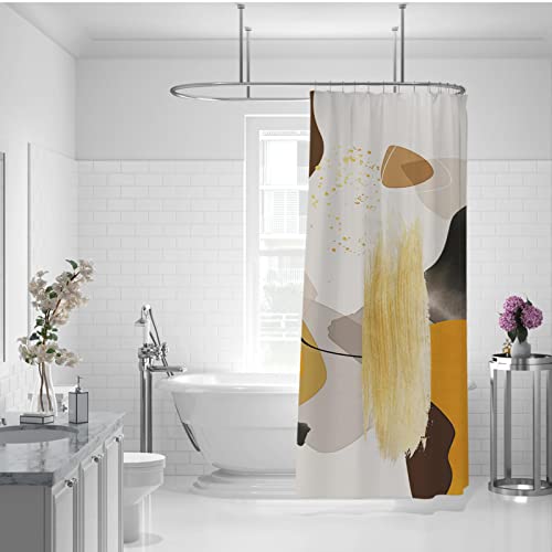 Rideaux de douche géométriques abstraits colorés 200x240cm - 3