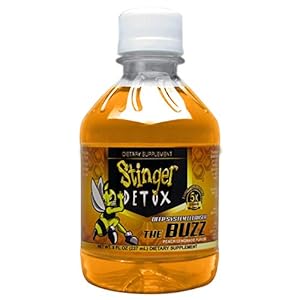Stinger Detox Buzz 5X Extra Strength Drink (8 FL OZ – Peach Lemonade)