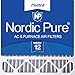 Nordic Pure 20x20x4/20x20x5 (19 5/8 x 19 7/8 x 4 3/8) Honeywell FC100A1011 Replacement Pleated AC Furnace Air Filters MERV 12, Box of 1