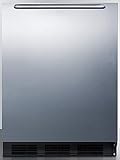 Summit 24" Refrigerator, Undercounter Fridge, 5.5 cu.ft. Capacity, ADA Compliant, Stainless Steel- AR5BS