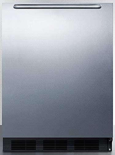 Image of Summit 24" Refrigerator, Undercounter Fridge, 5.5 cu.ft. Capacity, ADA Compliant, Stainless Steel- AR5BS