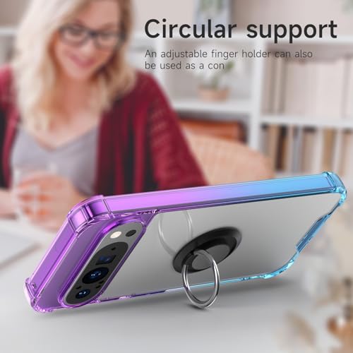 Funda Google Pixel 8 transparente tpu rígida antichoque con soporte de coche 3