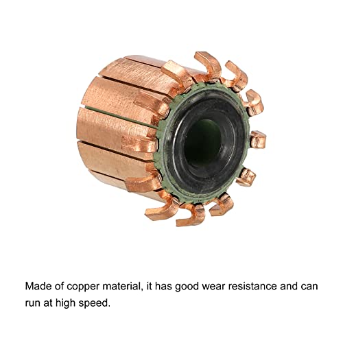 PATIKIL Electric Motor Commutator 12 Gear Teeth 8mm ID 23mm OD Copper for Motor Spare Part - Image 4