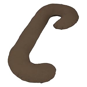 Leachco Snoogle Total Body Pillow, Brown