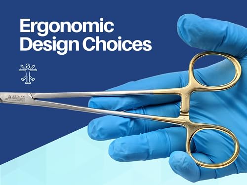 Image of Mayo Hegar Needle Holder Surgical Needle Driver Clamp Forceps with Tungsten Carbide Inserts by ARTMAN (10 Inches)