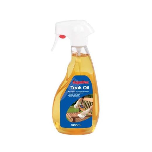 Teak Oil Trigger Bottle - Ideal for Garden Furniture - 500ml