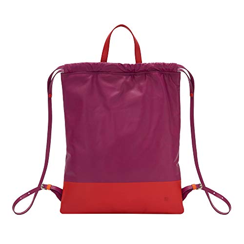 DUDU Mochila de Bolsa de Cuero para Mujer Deportiva de Moda de Saco con Cordón y Asas