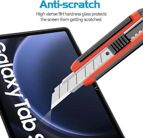 Image of VERTUS Premium Tempered Glass Screen Protector for Samsung Galaxy Tab S10 FE / S9 FE 27.69 cm (10.9 inch) with Anti-Scratch & Smudge Proof Coating