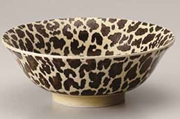 豹柄ラーメン6.5丼 中19.5x7.2cm 10個セット 豹柄ラーメン6.5丼 中19.5x7.2cm 10個セット