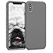 Produktbild kwmobile Hülle kompatibel mit Apple iPhone X - Handyhülle gummiert - Handy Case in Titanium Grey