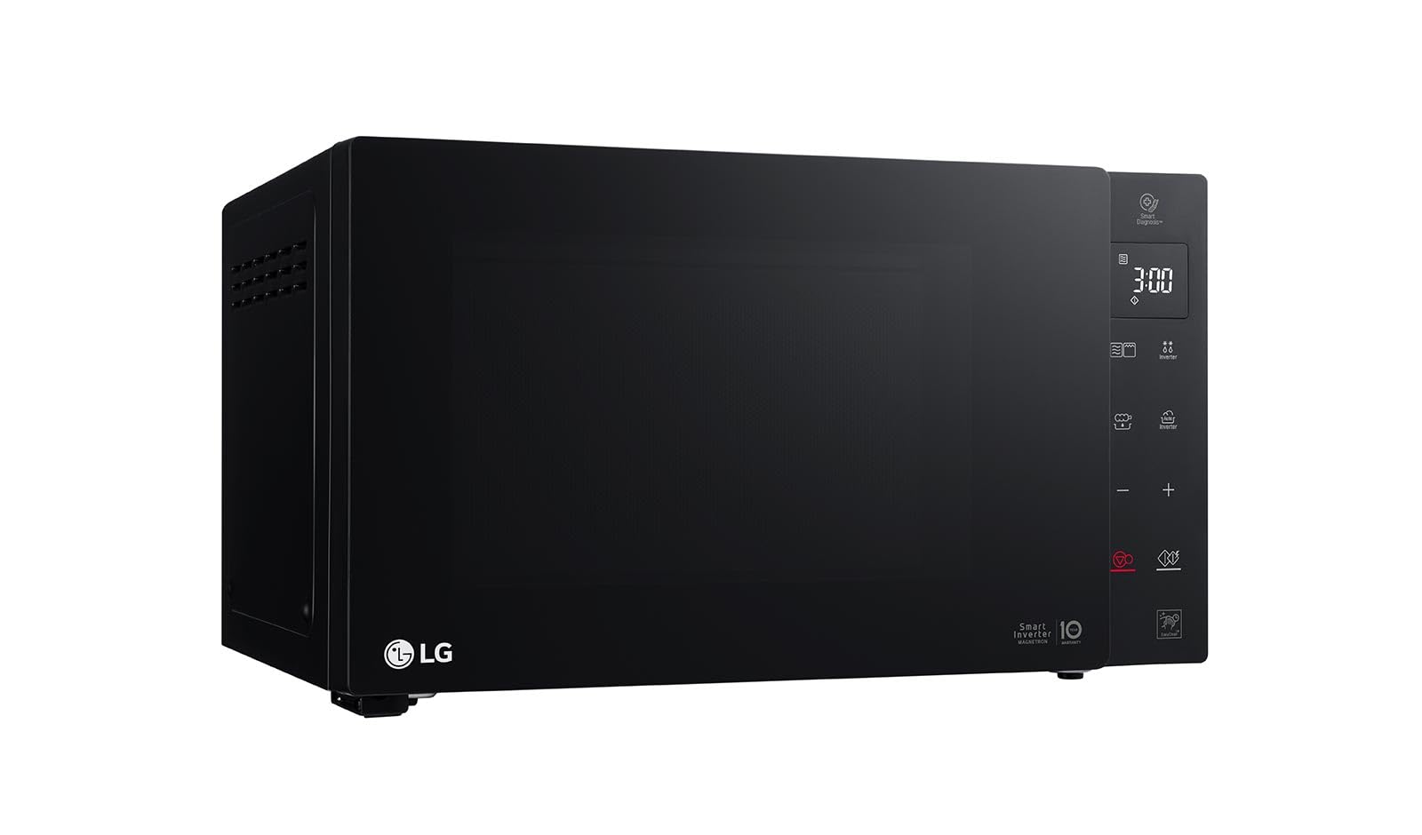LG MH6535GIB Forno Microonde Smart Inverter con Grill al Quarzo, 25 Litri, 1150 W, Programmi Automatici, 5 Livelli di Potenza Regolabili - Nero Fumè