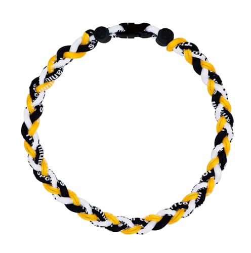 SUPBOMM Baseball Rope Necklaces League Team Colors Braided Necklace Baseball Team Gifts Pirates
