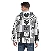 SyXIOP Grey Wolves Cute Men's Fleece Jackets & Coats Men's Hoodie #1