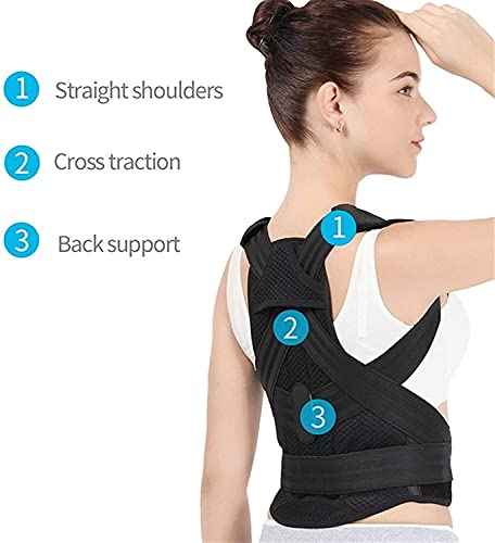 Correcteur de posture pour le bureau avec soutien de la clavicule réglable - 2