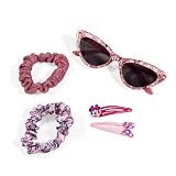 Set di bellezza per bambini di Minnie Mouse - Rosa - Set completo - Include occhiali da sole, 2 forcine e 2 fermagli per capelli - Prodotto originale disegnato in Spagna
