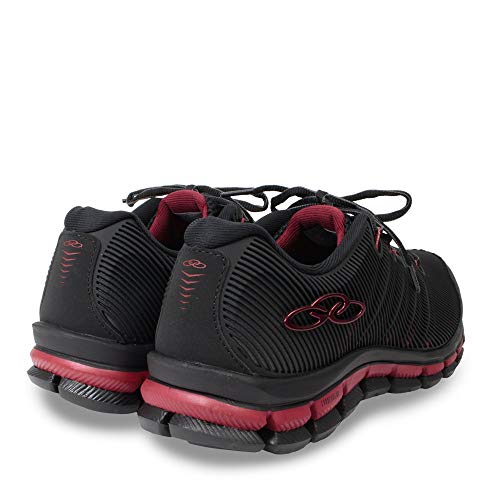 Tênis Olympikus Dynamic Preto/Vermelho