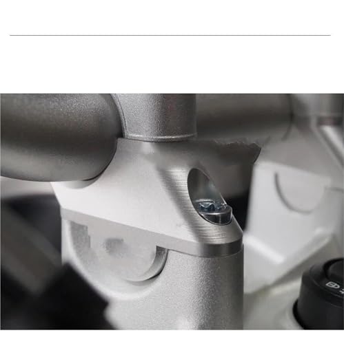 Adaptador elevador de manillar para BMW R1200R LC y R1250R alza de aluminio 2