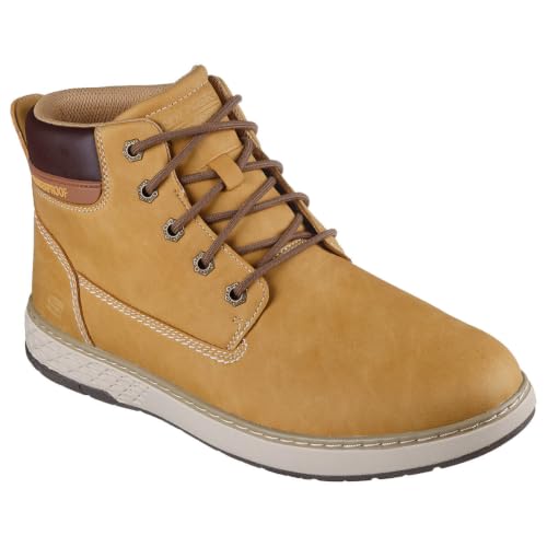 Image of Skechers Men's USA Garlan - Deno Round Toe Waterproof Lace Up