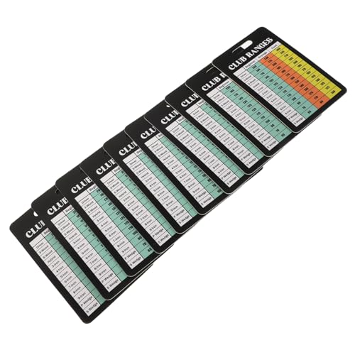 10 tarjetas de puntuación para golf reutilizables miniatura 1