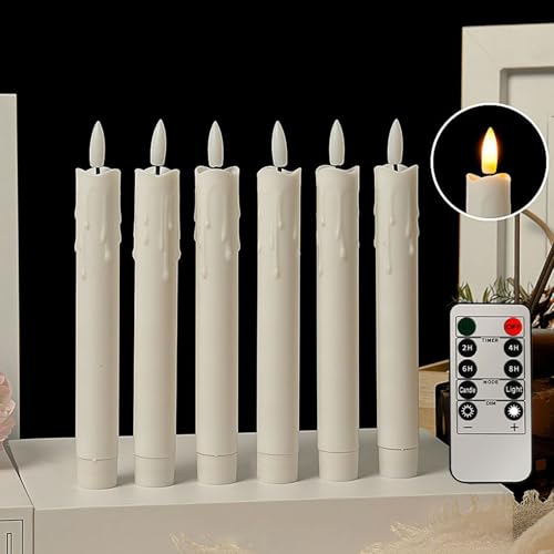 Velas LED parpadeantes sin llama con mando a distancia para eventos 3