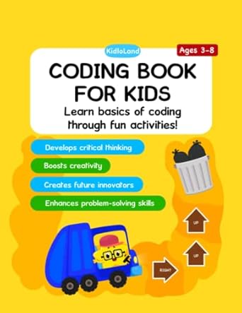 Amazon.co.jp: Coding Book for Kids Ages 3-8: Kids Coding Workbook ...