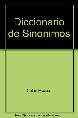 Diccionario de sinonimos y antonimos