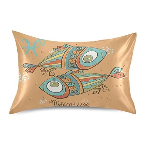 Cute Pisces Fish King Size Pillowcase Cover