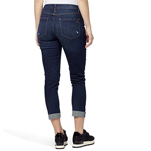 William Rast Women's Misses Vintage Cuffed Boyfriend Jean, Skyfall, 28 Regular #TOP2