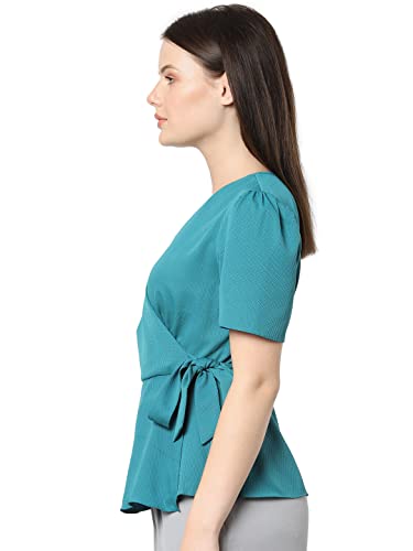 Image of VERO MODA Women's Polyester Regular Fit Stylised Top