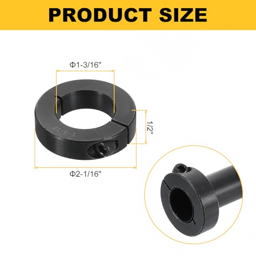 Colliers de serrage en acier anti-glissement alésage 4,5cm lot de 4
