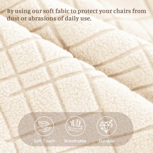 Image of FUANGUI Bar Stool Covers Set of 4, Stretch Bar Stool Seat Covers