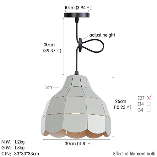 Plafonniers Suspendus Cordon Réglable pour Plafond Bas - 3