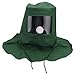 STOBOK Sandblasting Hood Protective Full Face Mask for Abrasive Work Wind Dust Resistance Lightweight Breathable Safety Gear for Painting and Grinding