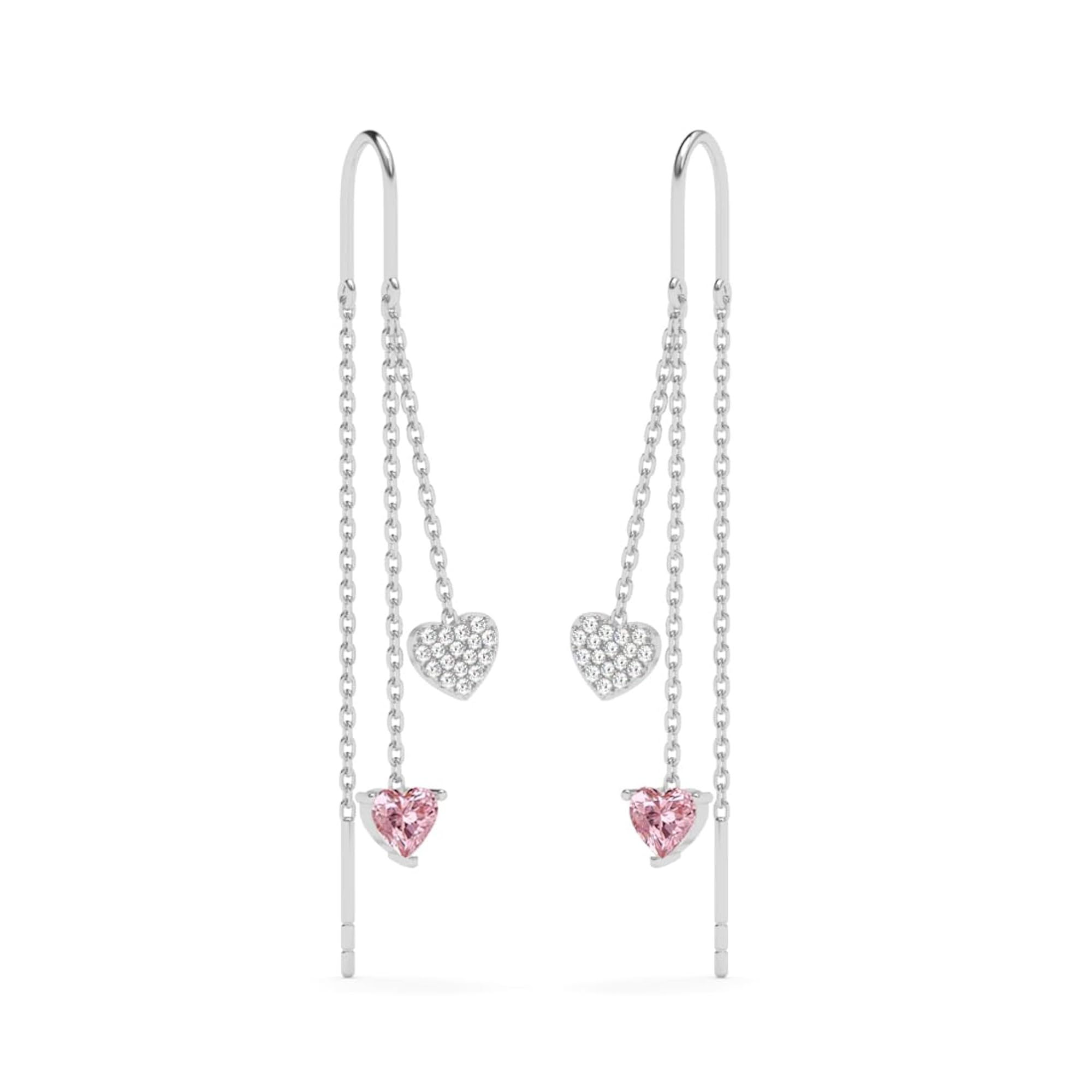 925 Sterling Silver Sui Dhaga Threader Earrings for Women