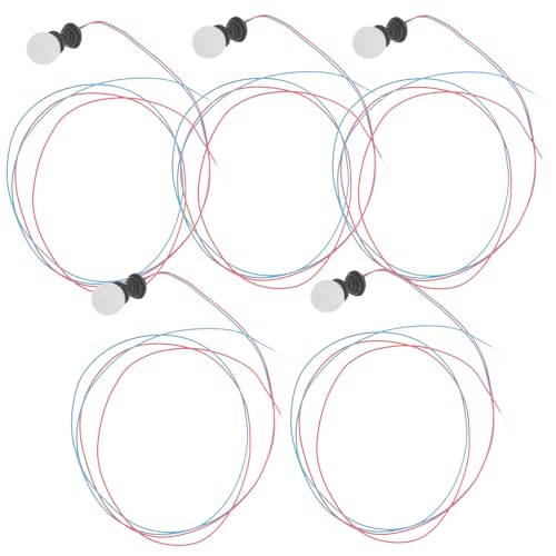 HAPINARY 5個 ミニチュア芝生灯 建築模型用耐久型マイクロ草地ライト ドールハウス小物 向け工作おもちゃ用リアル装飾模型