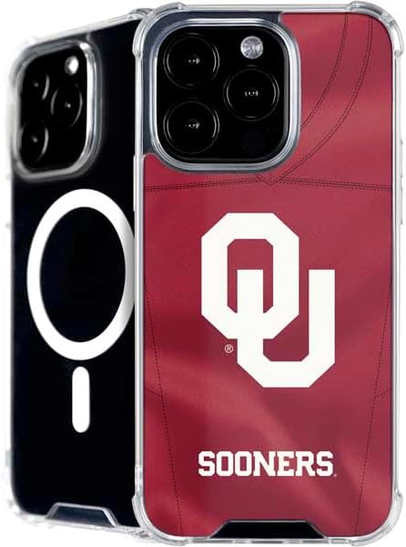 Skinit Phone Case Compatible with MagSafe iPhone 16 Pro - Officially Licensed University of Oklahoma Boomer Sooner Design