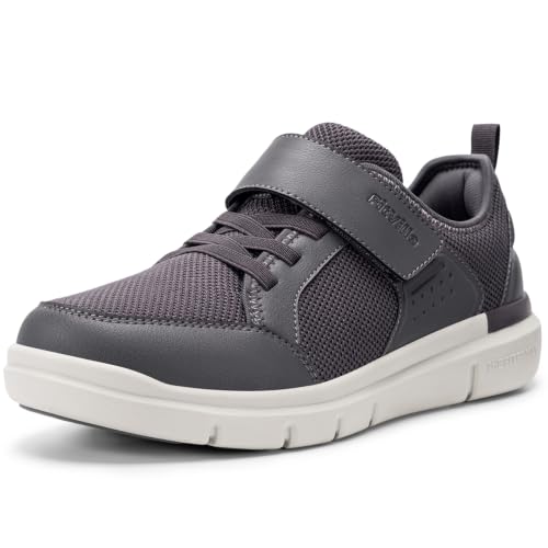 Image of FitVille Wide Diabetic Walking Shoes for Men, Lightweight Non-Slip Breathable Casual Shoes for Swollen Feet for Standing All Day