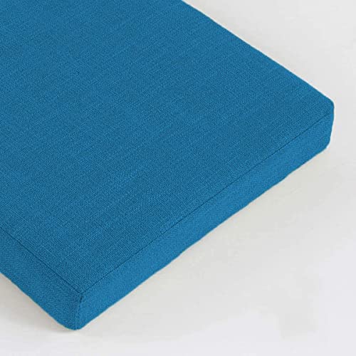 Cojín para banco de interiores y exteriores, impermeable, para hamaca de 2 y 3 plazas, para toldo, columpio, muebles de patio al aire libre, cojín largo para silla o porche