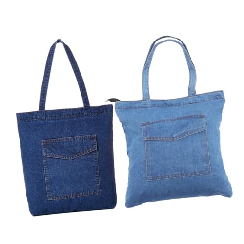 Sac cabas denim idéal pour voyages shopping et escapades citadines