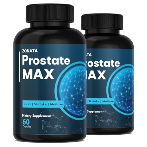 Zonata (2 Pack) Prostate Max Support Supplement Prostate Max Male Support 120 Capsules