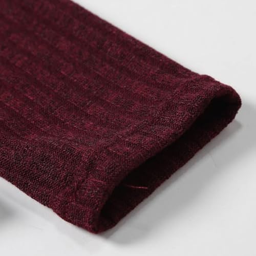 Men's Slim Fit Cable Knitted Turtleneck Sweater Casual Basic Long Sleeve Thermal Pullover Sweater Base Layer Tops4