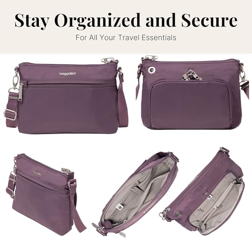 Image of Baggallini Securtex Anti-Theft Memento Crossbody
