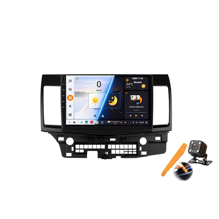 Autoradio GPS de voyage pour Lancer 2007-2012 Navigation Android 15.0
