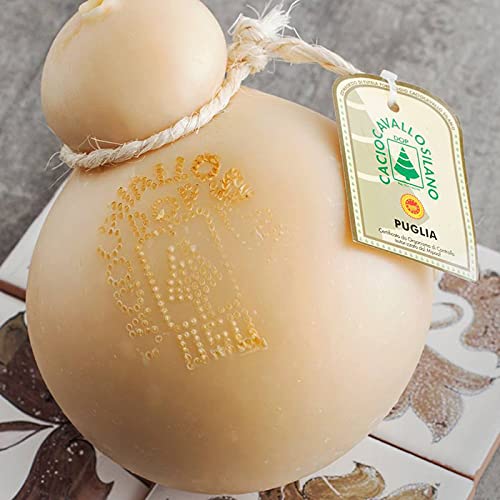 Deliziosa Caciocavallo Silano DOP aus Apulien halbfester Pasta filata Schnittkäse aus Süditalien