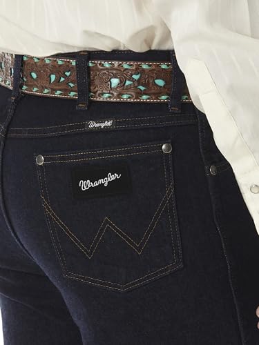 Wrangler Mens Silver Edition Slim Fit Jeans, Dark Denim, 34W x 30L US4