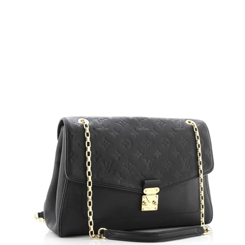 Pre-Loved Saint Germain Handbag Monogram Empreinte Leather MM, Black2