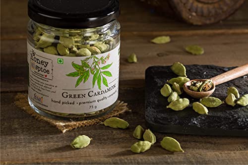 Image of Honey and Spice Green Cardamom Straight From Plantation Freshly Harvested Whole 8mm Cardamom 75gm