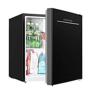 Frestec 1.7 Cu.Ft Mini Fridge with Freezer,Mini Fridge for Bedroom,Small Refrigerator,Dorm Refrigerators with Freezer…