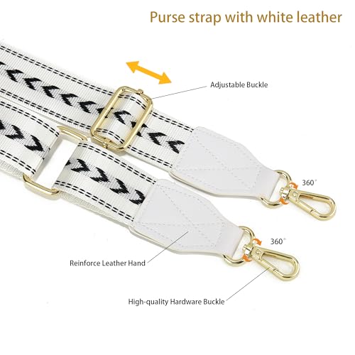 Image of LEMEDE Purse Strap Replacement Crossbody 1.5 inch Wide Shoulder Strap Adjustable Straps Handbag Strap Replacement Belts