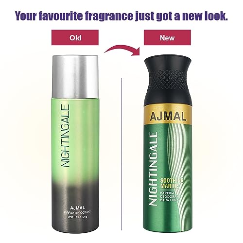 Ajmal Nightingale Deodorant Citrus Fragrance 200 ml Casual Wear for Men & Women + 2 Parfume Testres Free - Image 2